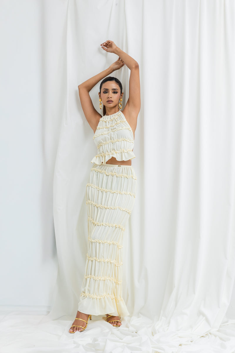 Set Boho Blanco Marfil