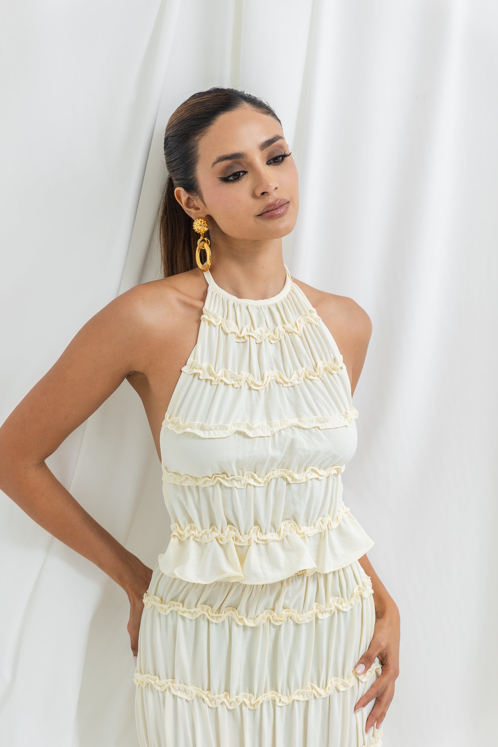 Top Boho Blanco