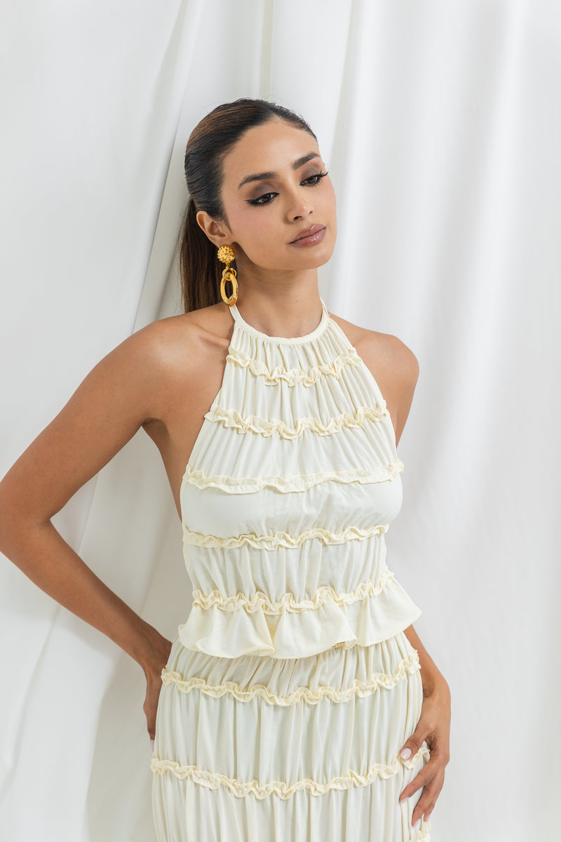 Top Boho Blanco