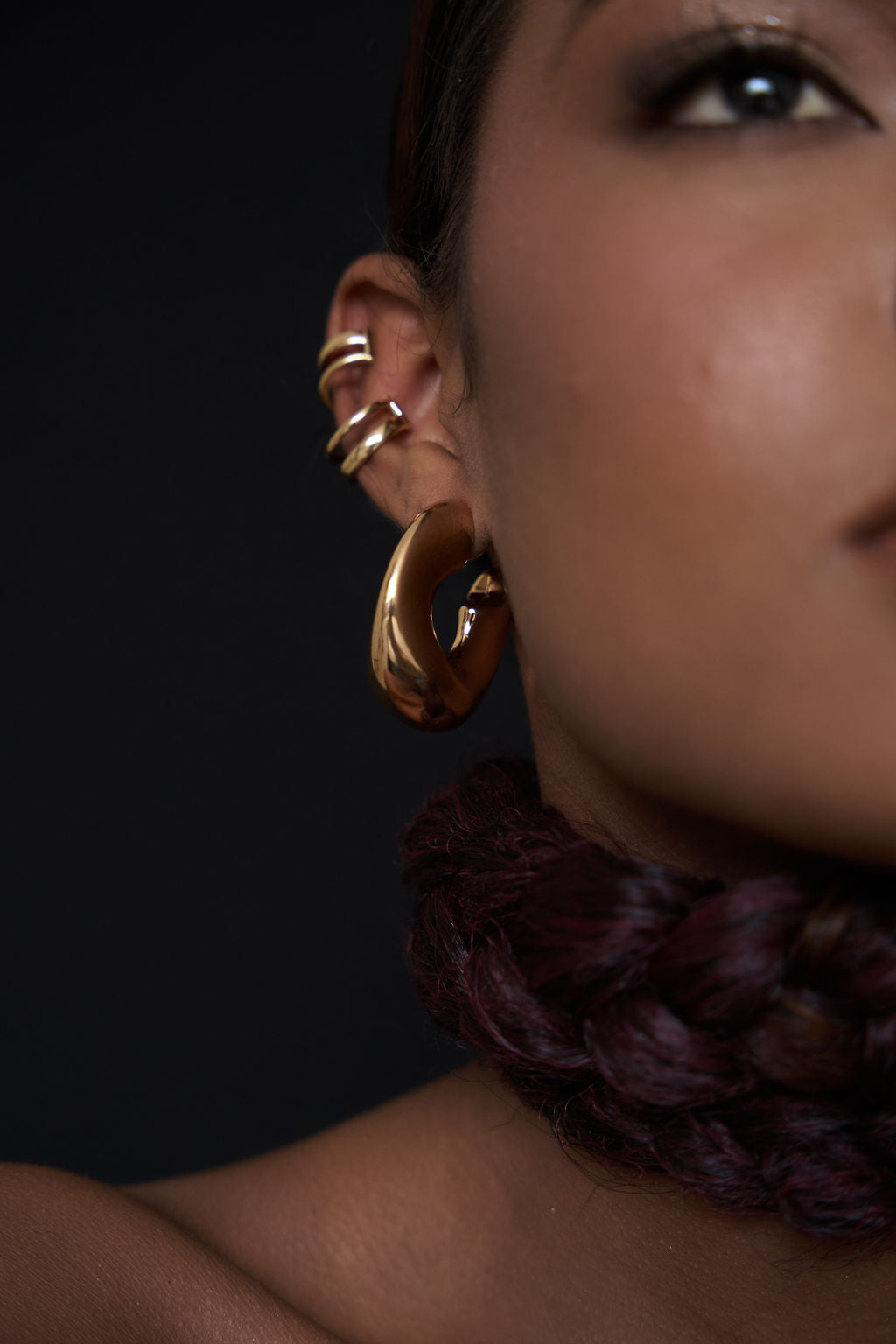 Earcuff dorado