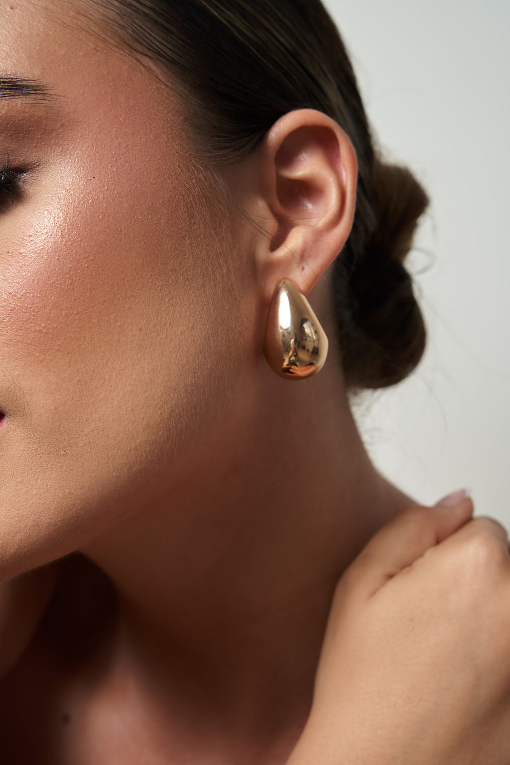 Aretes Gota Dorada