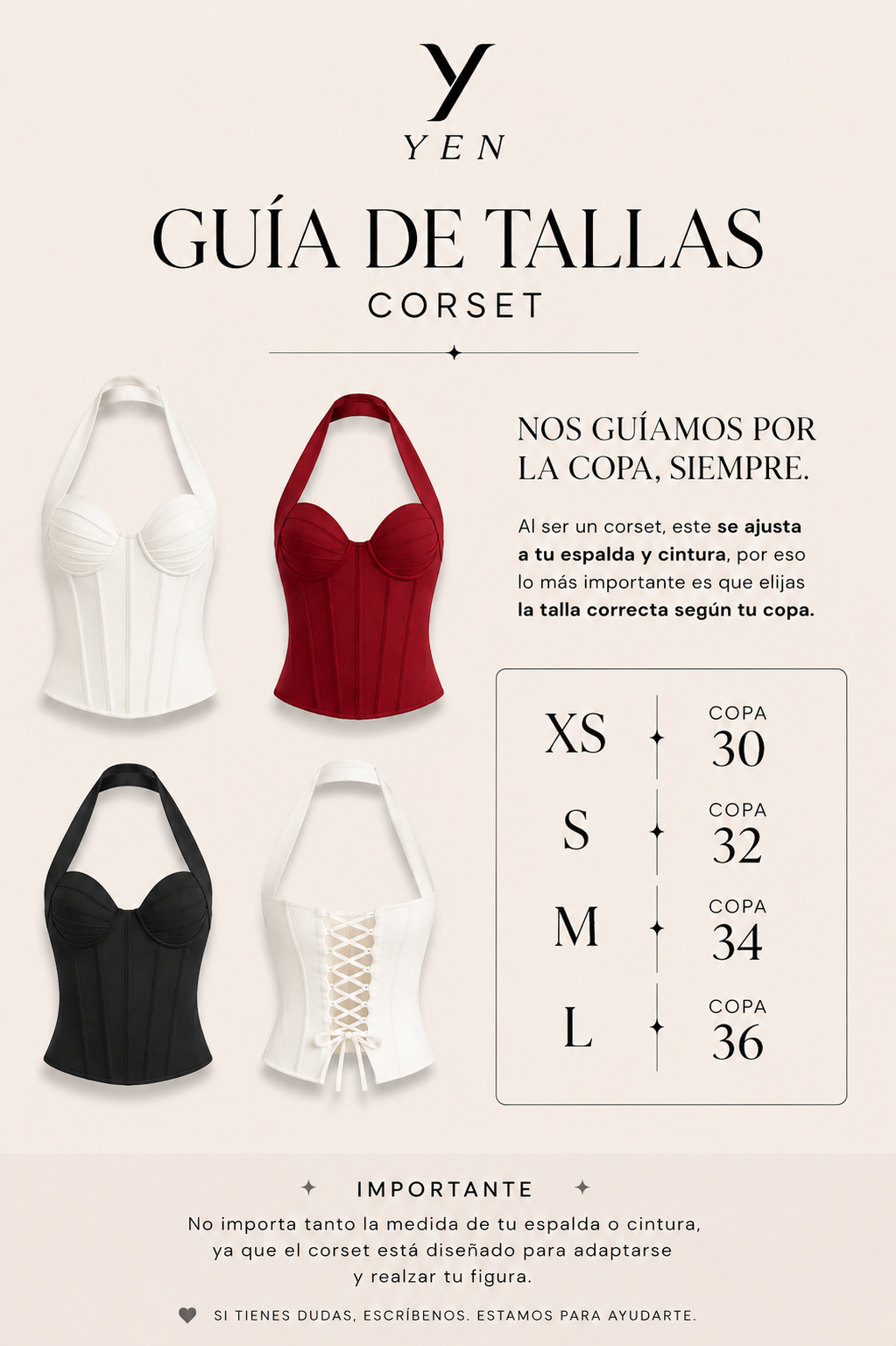 Corset Kos Blanco
