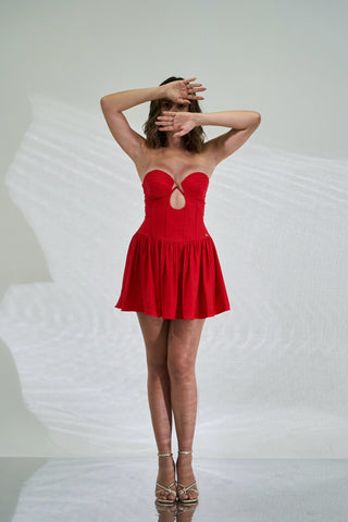 Olivia Dress Rojo