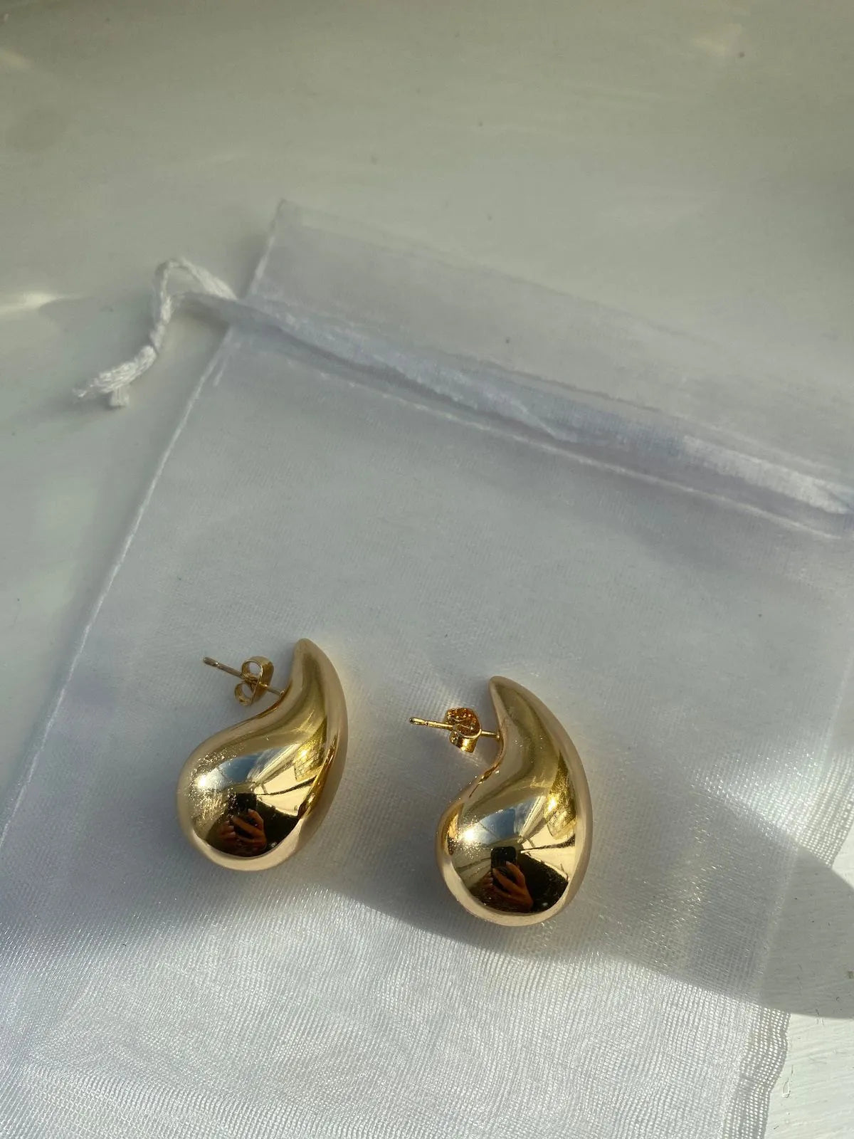 Aretes Gota Dorada