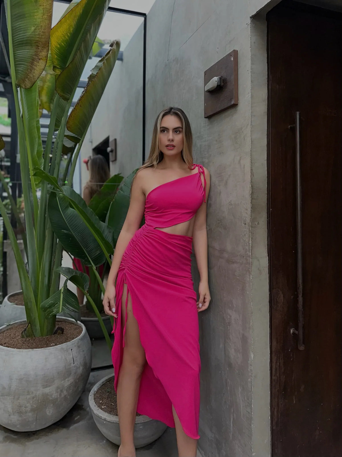 Casandra Dress Fucsia