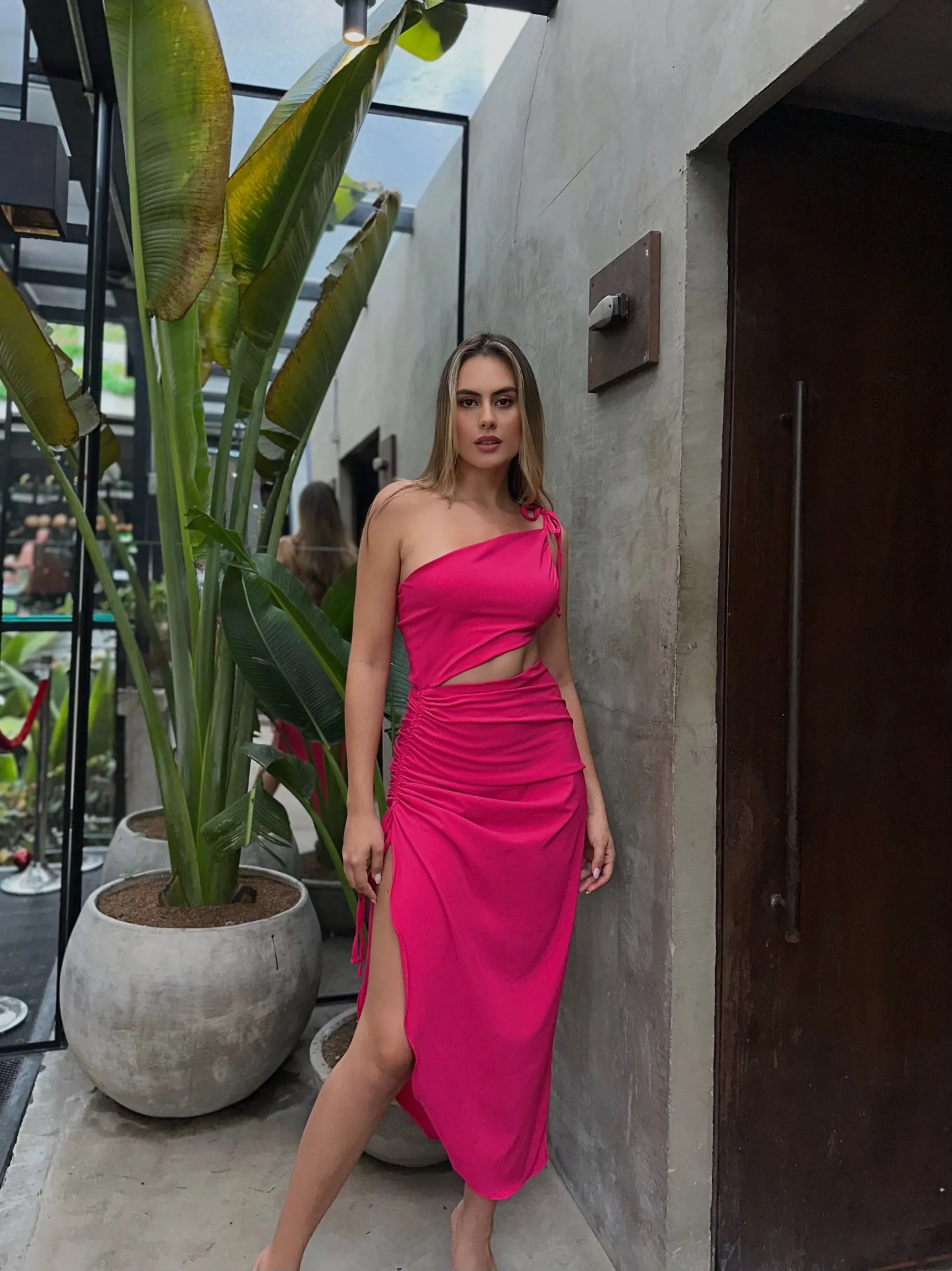 Casandra Dress Fucsia